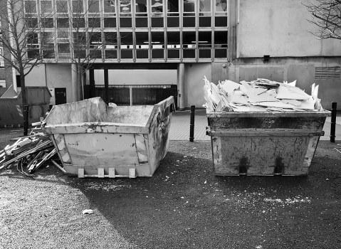 Different types of waste including household and industrial