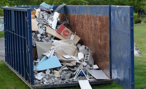Eco-friendly rubbish removal services in action