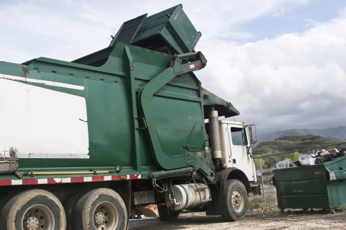 Home clearance in action with professional rubbish removal