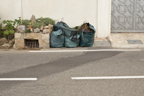 Recycling materials during flat clearance
