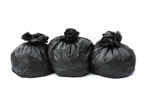 Residents participating in community rubbish removal programs