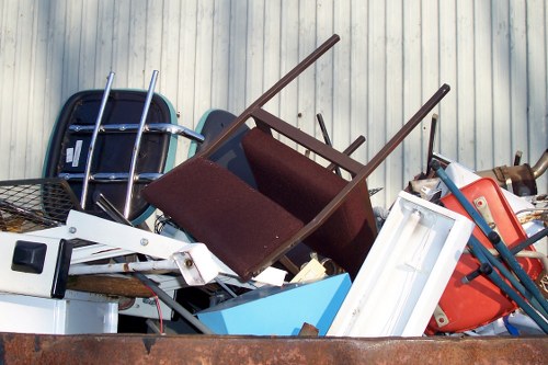 Organized loft before and after clearance