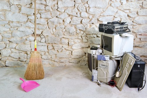 Clutter-free living space after professional home clearance